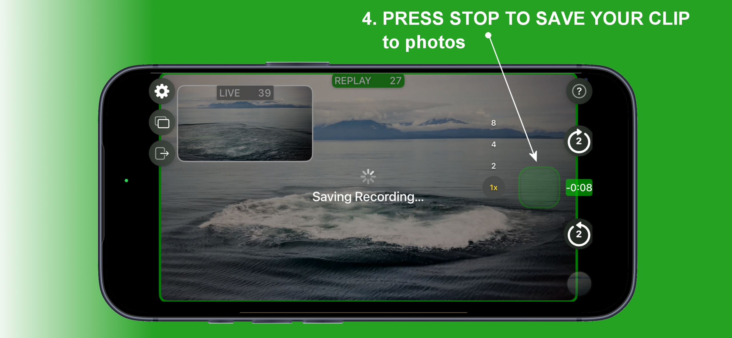 Save the recording